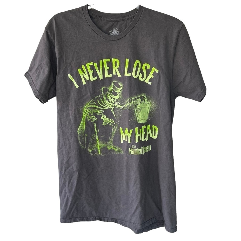 Disney Parks The Haunted Mansion Hatbox Ghost Tee Never Lose My Head Lrg‎ Unisex